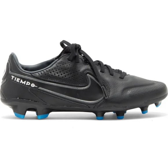 Nike Tiempo Legend 9 Elite FG Black Grey Soccer Cleats CZ8482-001 Men's Size 5.5 - Picture 2 of 5